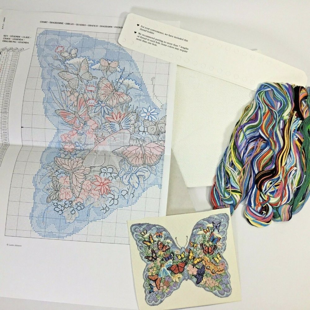 Dimensions~Gold Collection~Flying Flowers~Vtg 1999 - Picture 6 of 7